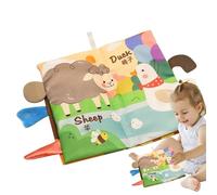 Building Books for Babies, Animal Tails muerde juguetes Beißring | Dyes a base de libros Soft Crrink