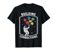 Building Connection Astronaut Autism Camiseta