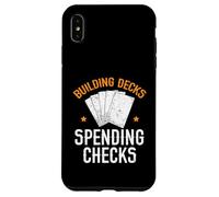 Building Decks Spending Checks TCG Juego de Cartas coleccionables Carcasa para iPhone XS MAX