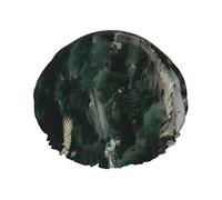 Building On The Cliff - Gorro de ducha de doble capa para mujer, impermeable y duradero, protege el cabello durante el baño, belleza
