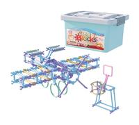 Building Toy - 21.65x7.87x9.84in ABS Construction Set, Creative Blocks, Educational Game | 1500pcs Kids Building Sticks for Family Fun Hand-Eye Coordination Learning Toy for Children Boys Girls