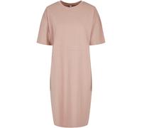 Buildyourbrand Mujeres Orgánico Talla Grande Hendidura Camiseta Vestido Camisa