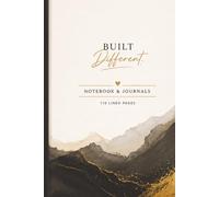 Built Different: 110 Blank Pages | 6x9Inches | Funny Notebook Gift Ideas, Sarcastic Saying Work Gag Gift for, Girls, Office Employees, Boss, Coworkers, Colleagues, Best Friend