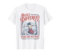 Built Different Haircare Matters Judges 16:17 Sansón fe Camiseta