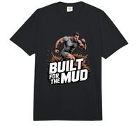 Built For The Mud Mudrun Carrera Barro Obstaculos Comfort Colors Adult Heavyweight T-Shirt