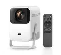 [Built-in Apps & Android 13.0] Proyector Portátil 4K Soporte, Mini Proyector con WiFi 6 Bluetooth 5.2, Auto Focus & Keystone 270° Rotable para Home/Outdoor