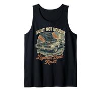 Built Not Bought Legends Don't Rust Diseño de Coche clásico Camiseta sin Mangas