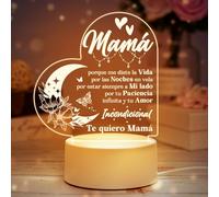 Buioata Regalo de Reyes Magos para la Madre - Luces Nocturnas, Regalo para Mamá, Regali para Madres desde Hijas, Regali Originales para el dia de la Madre