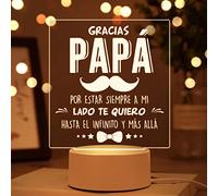 Buioata Regalo Padre, Idea Regalo para Padre Cumpleaños, Regalo Papá, Regalo Papa - Lámpara de Noche, Regalo Papa Navidad, Dia del Padre Regalos