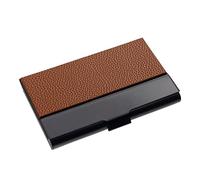 Buissnes - Tarjetero para tarjetas de visita para hombres, creativo, metal, señoras, tarjetas de visita, exposición, empresa, tarjetero, ranura para tarjetas de visita (color: 8) (11)