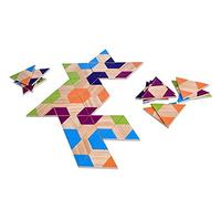 BuitenSpeel B.V.-Triángulo dominó, Multicolor, 5.0000 BS Toys_GA319