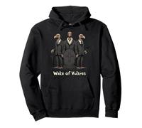 Buitre Funeral Humor Negro Arte Gótico Diseño Sudadera con Capucha