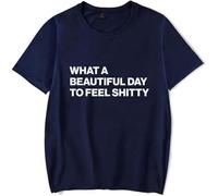 BUIWOT Camiseta para Mujer Singer Cuello Redondo Algodón Manga Corta Impreso Camiseta Lauren Spencer S-mith Hombres y Mujeres Cosplay Niños y Niñas Verano Streetwear-Navy Blue||s