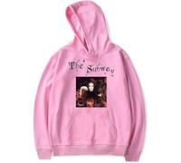 BUIWOT Oversized Hoodie Fashion Leisure Long Sleeve Sweatshirt Chappell Singer Roan Hip Hop Pullover Sweatshirt Neutral Leisure-Pink||s
