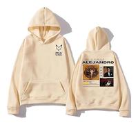 BUIWOT Sudaderas con Capucha Rauw Singer Alejandro Harajuku Style Sudadera de Manga Larga para Hombre y Mujer Niños Gran Tamaño Casual Pullover