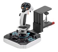 BUJ Soporte de escritorio de metal compatible con Thrustmaster SimTask Farmstick, T-Flight Hotas One, T-Flight Hotas 4, T-Flight Hotas X, T16000M FCS, TCA Sidestick, Sol-R1 Flight Stick, Sol-R2 Hotas