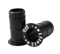 - Buje Adaptador de Conversión del Eje de La Horquilla Delantera de de 2 Piezas de 15 a 12 Mm, Negro, 30mm