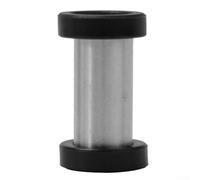 Buje amortiguador de repuesto para EXAFORM para bicicletas DNM MTB, se adapta a longitudes de 22/24/26/30 mm con tubo de aluminio de 8 mm de diámetro interior y almohadilla de goma (24 mm)