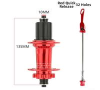 Buje Bicicleta 135mm 7-12 Velocidades Buje Bicicleta 135mm 7-12 | ligero 430g, para fácil instalación, mantenimiento para rápido, freno disco, estructura robusta(red)