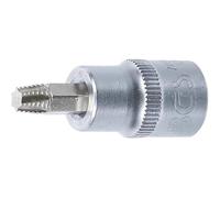 Buje con puntas extractoras de tornillo de 10 mm (3/8) para perfil T Torx defectuoso T30 - Extracción fácil y precisa - D-Work