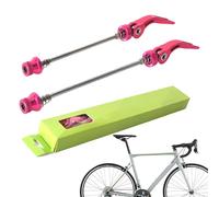 Buje de Bicicleta de liberación rápida - Juego de palancas de Repuesto para Ejes Delanteros y Traseros, Kit de Eje Hueco de aleación de Aluminio | Ligero de pincho de Rueda de Bicicleta para