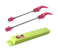 Buje de bicicleta de liberación rápida, kit de aleación de 20 x 4 x 2 cm, cubo de aleación de aluminio, kit de liberación rápida, reemplazo del eje trasero delantero, diseño de eje hueco, uso para