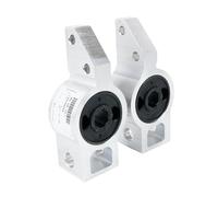 Buje de brazo de control delantero, soporte inferior, suspensión de goma, compatible con VW Golf MK5 MK6 GTI EOS Caddy Jetta/Syncro Touran 1K0 199 231/232(Semi solid 2PCS)