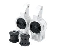 Buje de brazo de control delantero, soporte inferior, suspensión de goma, compatible con VW Golf MK5 MK6 GTI EOS Caddy Jetta/Syncro Touran 1K0 199 231/232(Semi solid 4PCS)