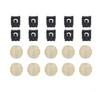 Buje de engranaje de transmisión automática, kit de clip de enlace de cambio de 20 piezas, piezas de repuesto de metal de goma, ajuste directo para Mercedes 190D 190E 300D 300E Series