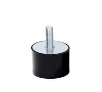 buje de espárrago, Buje perno 1 UNIDS M3 M4 M5 M6 Amortiguador Goma Rosca Macho, Aislador Montaje Bobina Almohadilla Choque for Diámetro Coche Barco 8/10/15/20/25 mm roscado(M5x12mm 15x10mm)