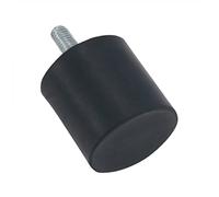 buje de espárrago, Buje perno 1 unids M4 M6 M8 Rosca Soporte amortiguador goma, Aisladores vibración, antivibración for equipos ejercicios, Aislador roscado amoladora (Color: 20 * mm)(M6 20 * 15mm)