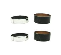 Buje de Horquilla Delantera, Varilla amortiguadora de 48mm, Revestimiento de Mantenimiento, Kit de reparación de absorción de Impacto Positivo y Negativo, Compatible con WP SXF TC FE(2 Pair)