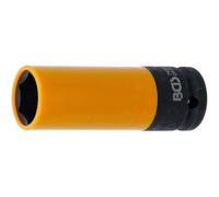 Buje de impacto 12,5 mm (1/2) - 19,5 mm, protección integrada, resistente y segura, acero - D-Work