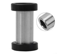 Buje de interfaz de choque trasero para EXAFORM para sistemas de suspensión de bicicletas DNM 22/24/26 mm con funda de metal y almohadilla de aislamiento de goma (24 mm)