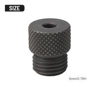 Buje de manga de taladro de 310 mm para localizador de guía de taladro M14 diseñado para evitar que se agite la broca y perforación precisa de madera (5 mm)