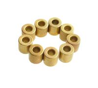 Buje de rodamiento autolubricante 10 casquillos guía de bronce aceitado 4 mm diámetro interior, con base cobre for metalurgia polvos(4X8X10mm)