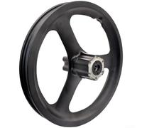 Buje de rueda de bicicleta, llanta de aleación de magnesio de 14 x 2.125 pulgadas, pieza de repuesto para bicicleta plegable eléctrica con sellos de agua dobles y rodamientos 6200 suaves para ciclismo