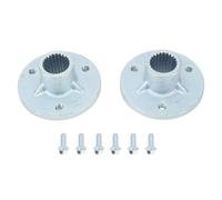 Buje de rueda de eje trasero de 23T con 3 pernos y tornillos, conjunto izquierdo y derecho para neumáticos de 5 pulgadas de motocicleta quad, ATV y go-kart, eje de buje trasero de