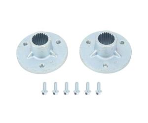 Buje de rueda de eje trasero de 23T con 3 pernos y tornillos, conjunto izquierdo y derecho para neumáticos de 5 pulgadas de motocicleta quad, ATV y go-kart, eje de buje trasero de