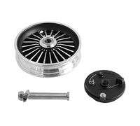 Buje de Rueda Delantera con buje de Eje y cojinete for Rueda de Patinete eléctrico INO-Kim OX/Quick 4, componentes de Freno de Tambor Delantero y balancín