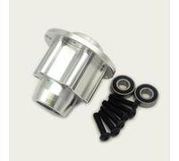 Buje de rueda delantera de aluminio hexagonal plateado para Losi 1/4 Promoto MX PM-MX/SM LOS262012