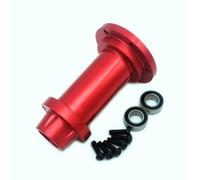 Buje de rueda trasera de aluminio hexagonal rojo para Losi 1/4 Promoto MX PM-MX/SM LOS262012