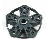 Buje de turbina eólica para 3/5 cuchillas S/M, construcción de acero grueso, metal de alta calidad, bajo ruido, para uso doméstico de energía eólica