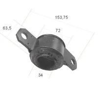 Buje del brazo de control 80001549 CORTECO para PEUGEOT CITROËN