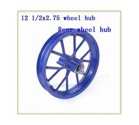(Buje delantero azul) Nuevo cubo de rueda con llanta delantera y trasera de 12,5 x 2,75, uso de neumático