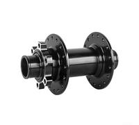 Buje delantero MTB con espacio de 110 mm y eje pasante de 20 mm compatible con rotores de seis pernos y cordones de llanta de 32 agujeros para un rendimiento todoterreno consistente (a)