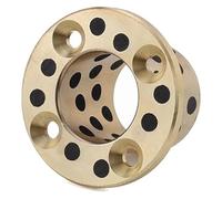 Buje lineal de empuje con bridas sin aceite, grafito impregnado de latón, MPSZ30/35mm, varios tamaños(30x38x30-60x5)