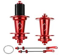 Buje MTB Disco 6 Tornillos 120 Clicks Sonoro | Compatible frenos disco 6 tornillos, frenada estable, terreno seguro, montaje fácil(C)