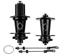 Buje MTB Disco 6 Tornillos 120 Clicks Sonoro | Compatible frenos disco 6 tornillos, frenada estable, terreno seguro, montaje fácil(B)
