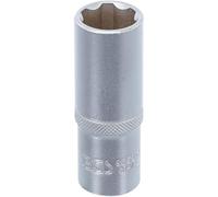 Buje para llave Super Lock 12,5 mm (1/2) - Largo, 20 mm - Precisión y robustez, Acero, Zonas Duras - D-Work